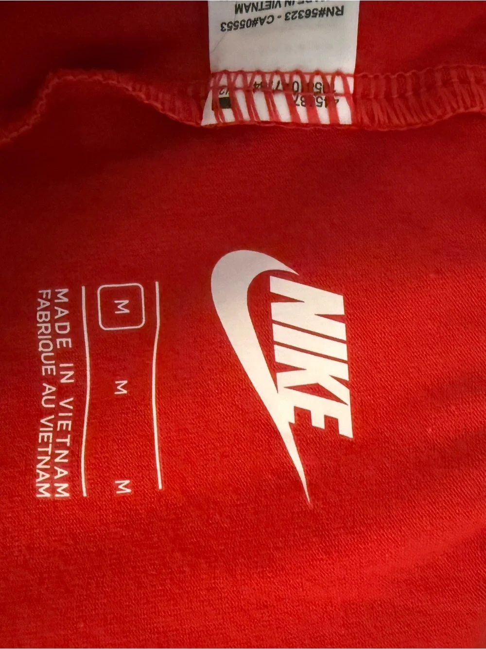 Womens Nike Red Leggings with Leopard Swoosh NWT